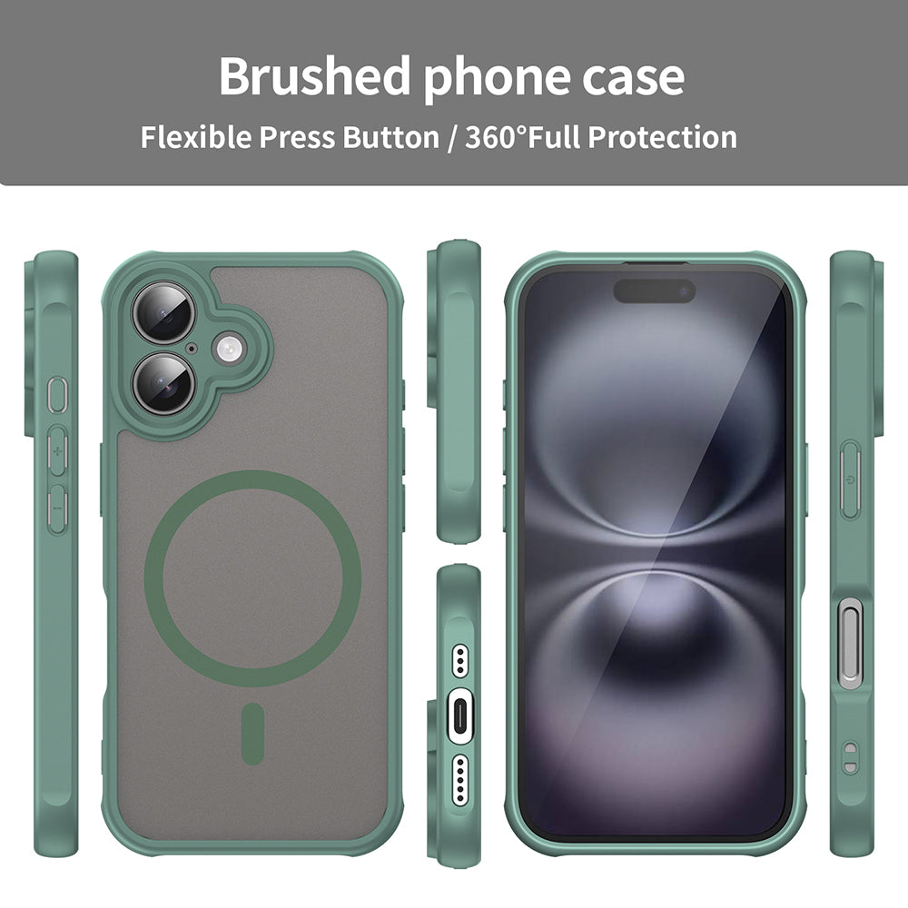 Etui MagSafe do Apple iPhone 16, Techsuit, HaloFrost II, Zielony