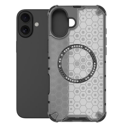 Etui MagSafe do Apple iPhone 16, Techsuit, HoneyComb Shield, czarne