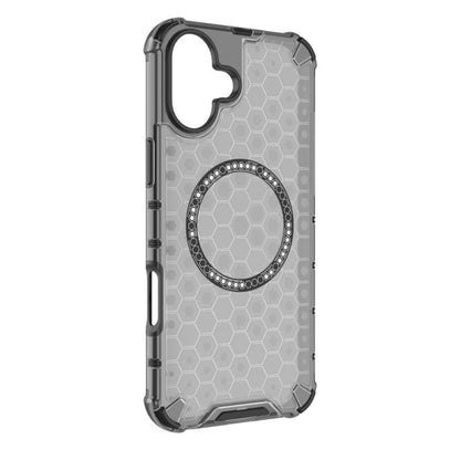 Etui MagSafe do Apple iPhone 16, Techsuit, HoneyComb Shield, czarne
