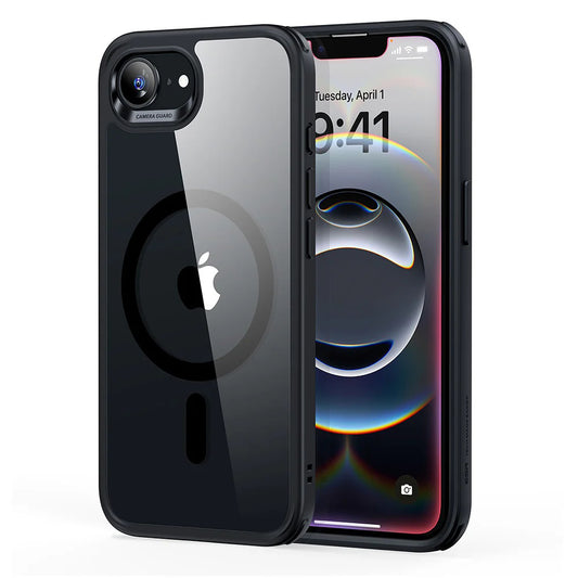 Etui MagSafe do Apple iPhone 17e / 16e, ESR, Classic Hybrid, Czarna Przezroczysta