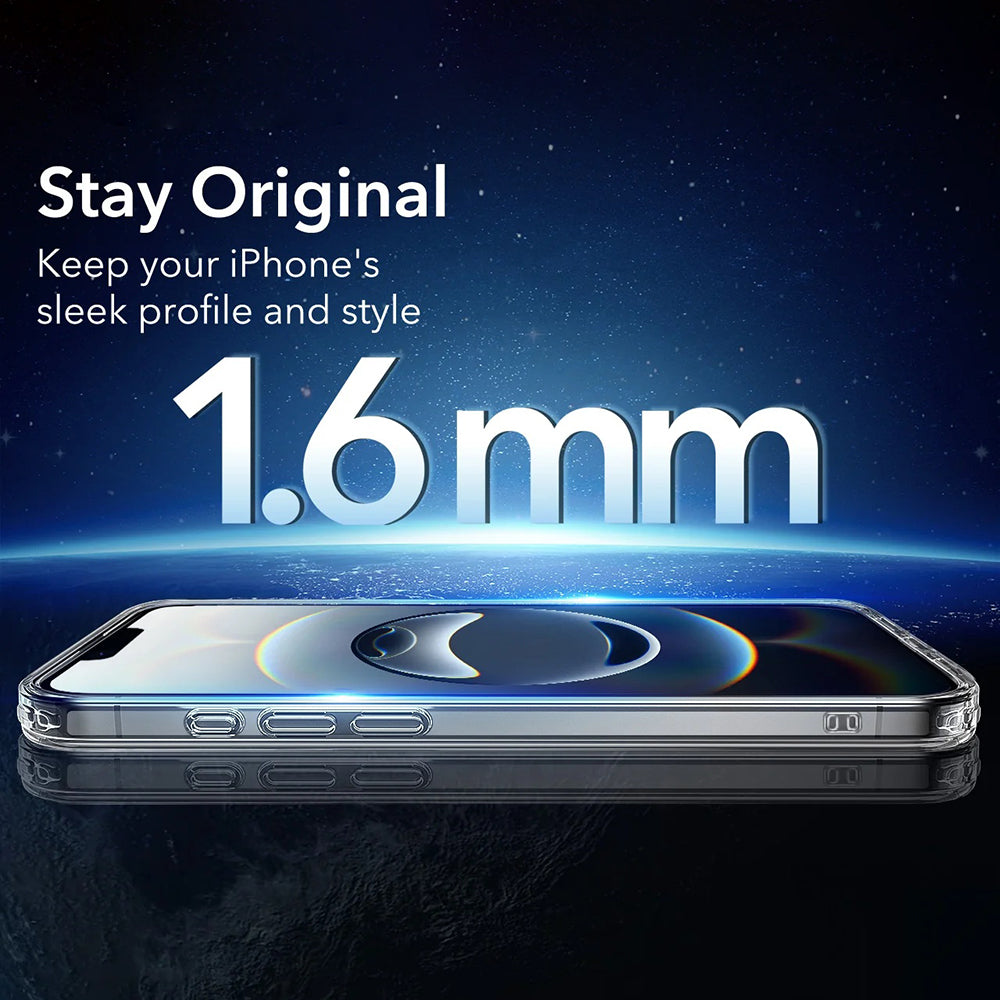 Etui MagSafe dla Apple iPhone 17e / 16e, ESR, Classic Hybrid, Przezroczyste