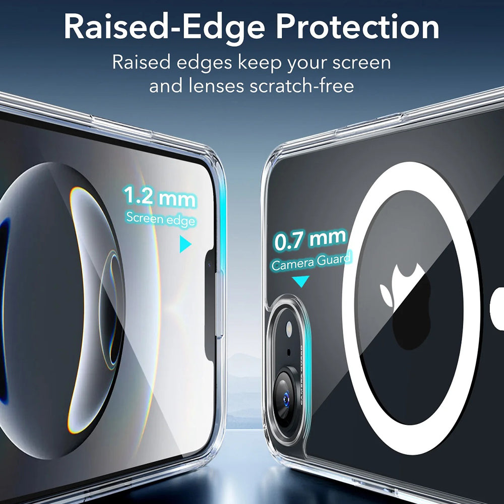 Etui MagSafe dla Apple iPhone 17e / 16e, ESR, Classic Hybrid, Przezroczyste