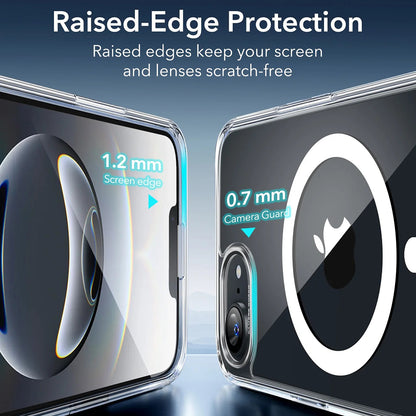 Etui MagSafe dla Apple iPhone 17e / 16e, ESR, Classic Hybrid, Przezroczyste