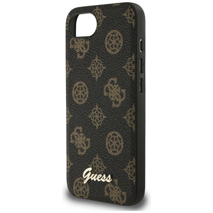 Etui MagSafe dla Apple iPhone 16e, Guess, Peony Script, Czarne