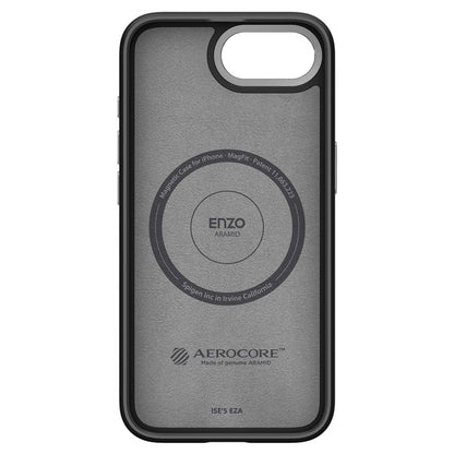 Etui MagSafe dla Apple iPhone 17e / 16e, Spigen, Enzo Aramid, Matowe Czarne