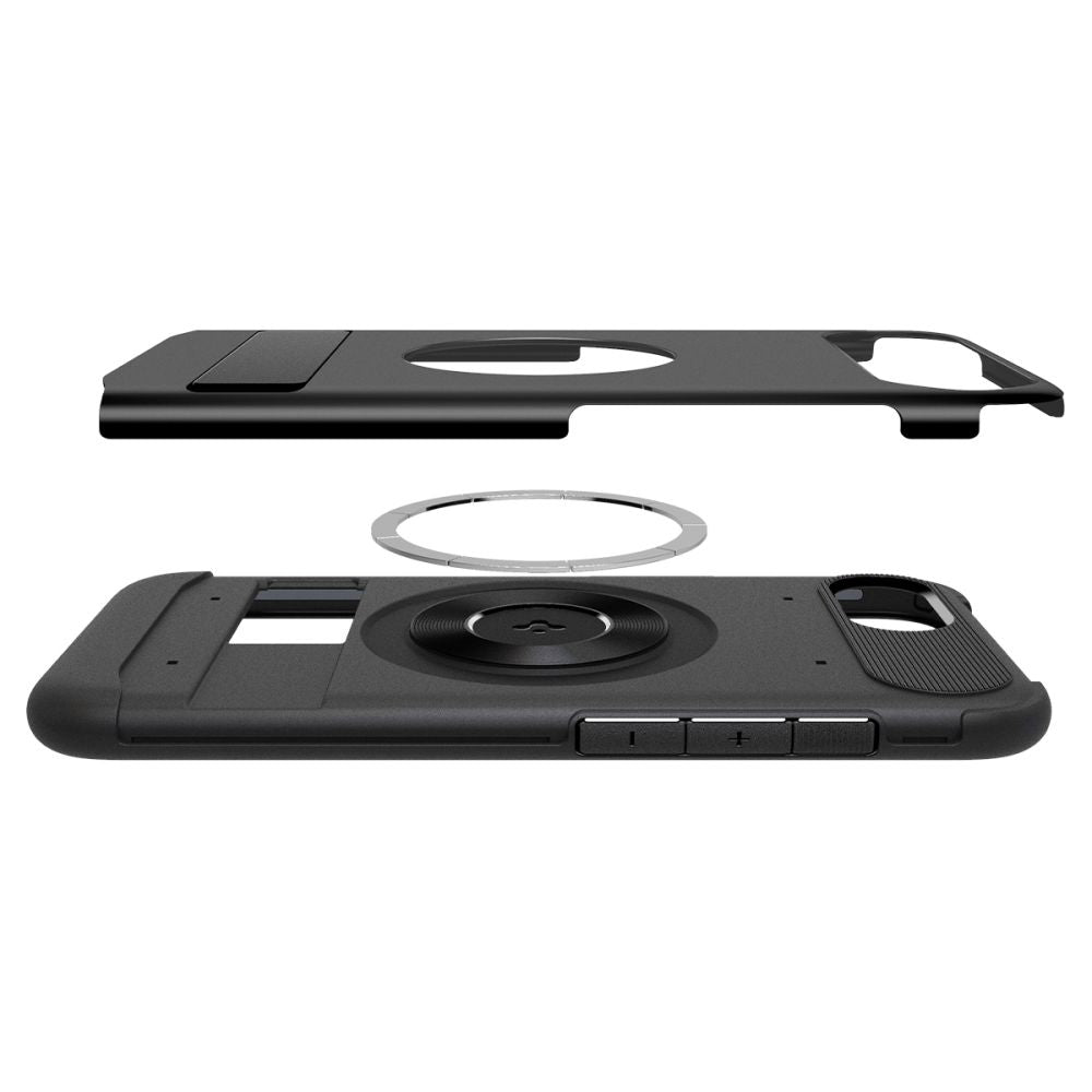 Etui MagSafe dla Apple iPhone 17e / 16e, Spigen, Slim Armor, Czarne