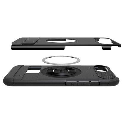 Etui MagSafe dla Apple iPhone 17e / 16e, Spigen, Slim Armor, Czarne
