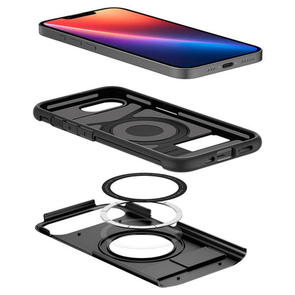 Etui MagSafe dla Apple iPhone 17e / 16e, Spigen, Slim Armor, Czarne
