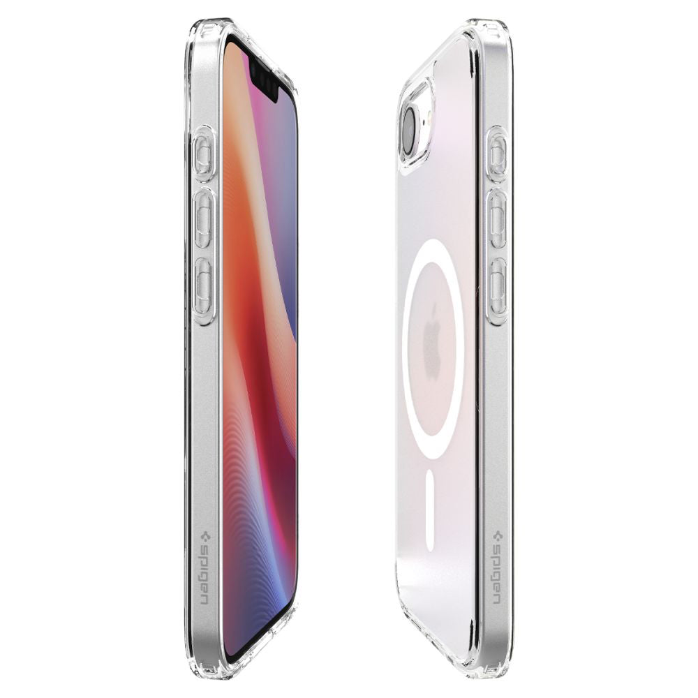 Etui MagSafe dla Apple iPhone 17e / 16e, Spigen, Ultra Hybrid, Satynowa Biel