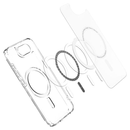 Etui MagSafe dla Apple iPhone 17e / 16e, Spigen, Ultra Hybrid, Satynowa Biel