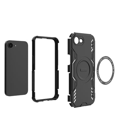 Etui MagSafe do Apple iPhone 17e / 16e, Techsuit, ArmorMag, Czarny