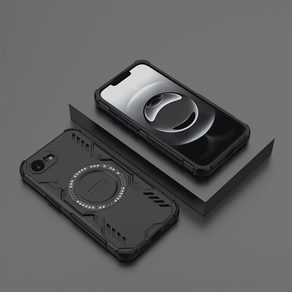 Etui MagSafe do Apple iPhone 17e / 16e, Techsuit, ArmorMag, Czarny