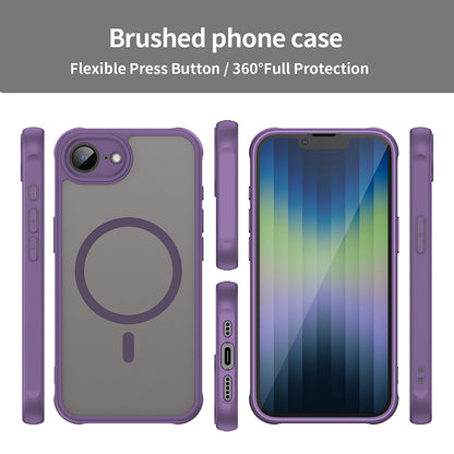 MagSafe Case for Apple iPhone 17e / 16e, Techsuit, HaloFrost II, Purple
