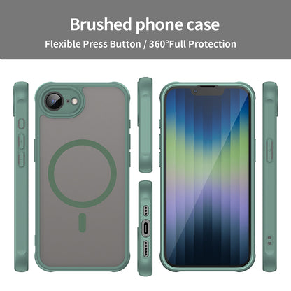 MagSafe Case for Apple iPhone 17e / 16e, Techsuit, HaloFrost II, Green