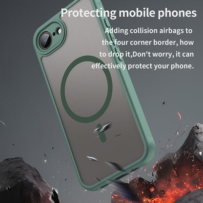 MagSafe Case for Apple iPhone 17e / 16e, Techsuit, HaloFrost II, Green