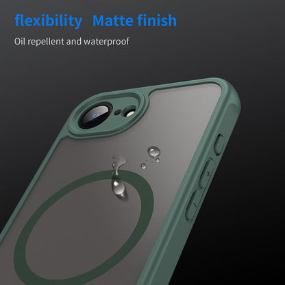 MagSafe Case for Apple iPhone 17e / 16e, Techsuit, HaloFrost II, Green
