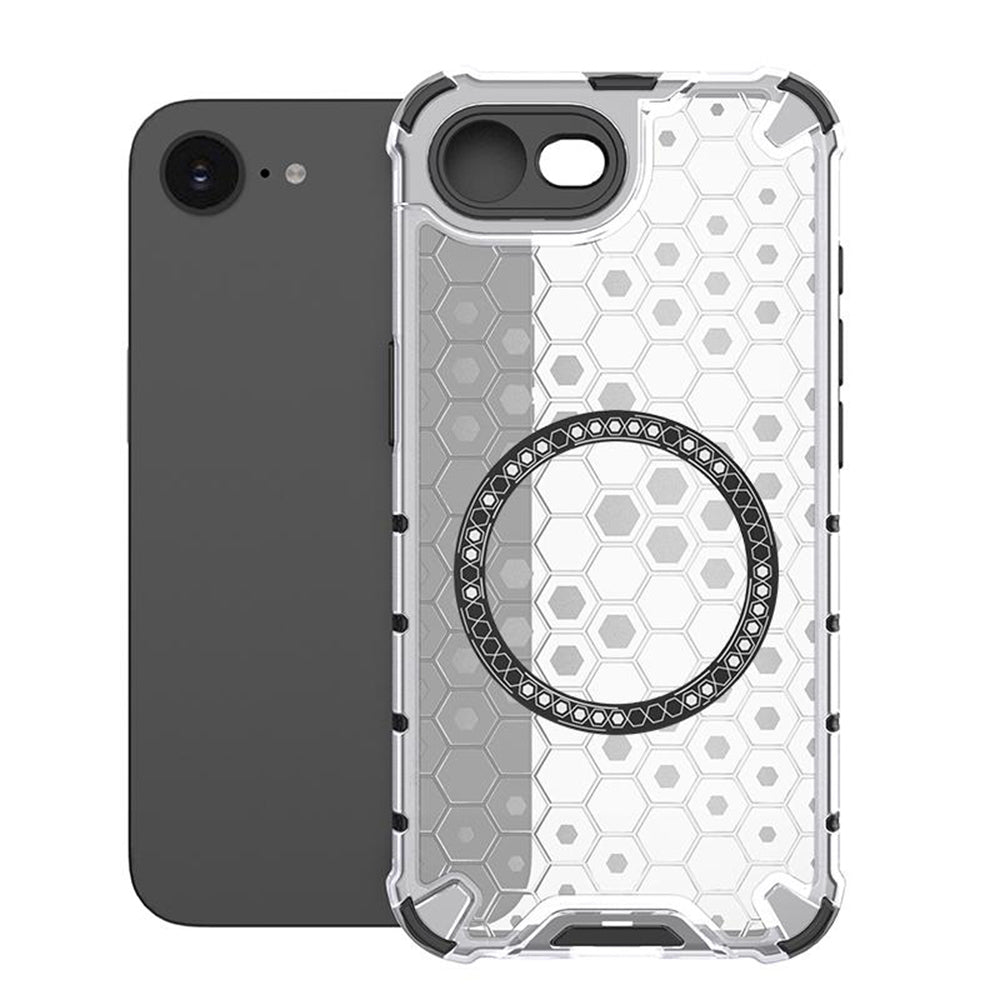 Etui MagSafe do Apple iPhone 17e / 16e, Techsuit, HoneyComb Shield, Białe