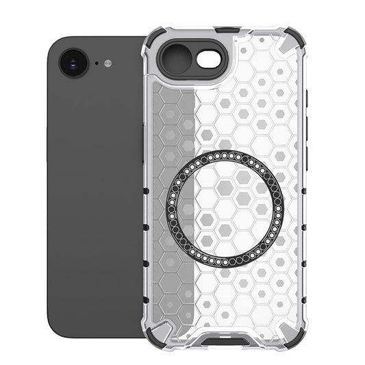 Etui MagSafe do Apple iPhone 17e / 16e, Techsuit, HoneyComb Shield, Białe