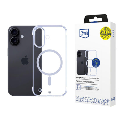 Etui MagSafe dla Apple iPhone 17, 3MK, Just20g, Przezroczyste
