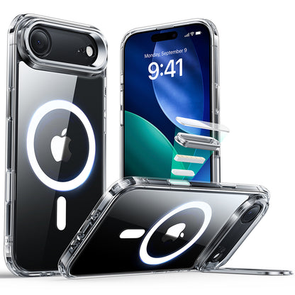 Etui MagSafe dla Apple iPhone 17 Air, ESR, Classic Hybrid Kickstand, Przezroczyste