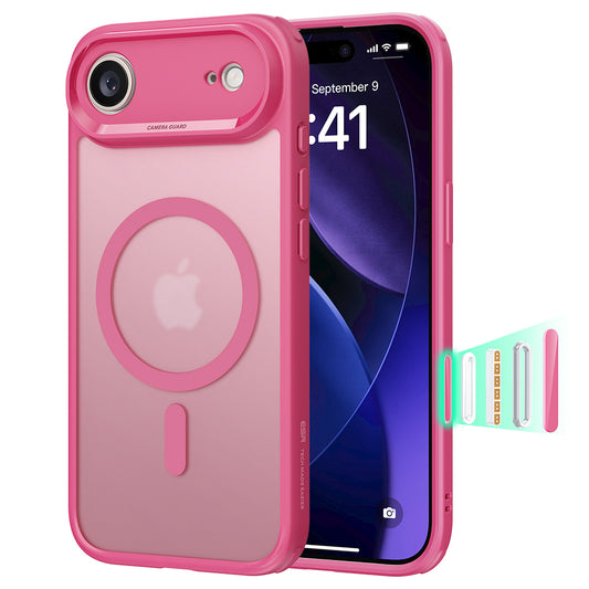 Etui MagSafe dla Apple iPhone 17 Air, ESR, Classic Hybrid, Satynowy Róż