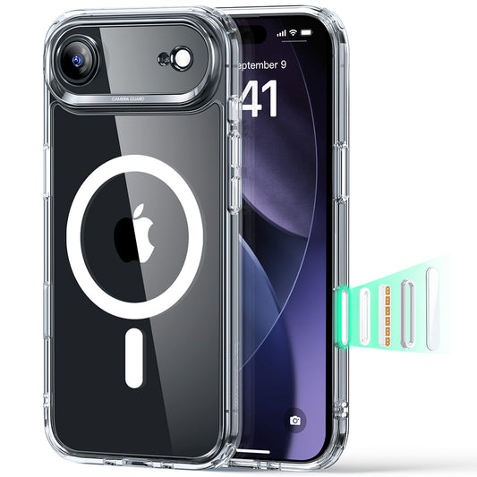 Etui MagSafe dla Apple iPhone 17 Air, ESR, Classic Hybrid, Przezroczyste