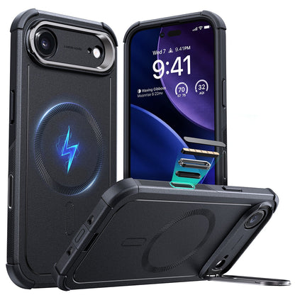 Etui MagSafe dla Apple iPhone 17 Air, ESR, Cyber Armor Kickstand, Czarne