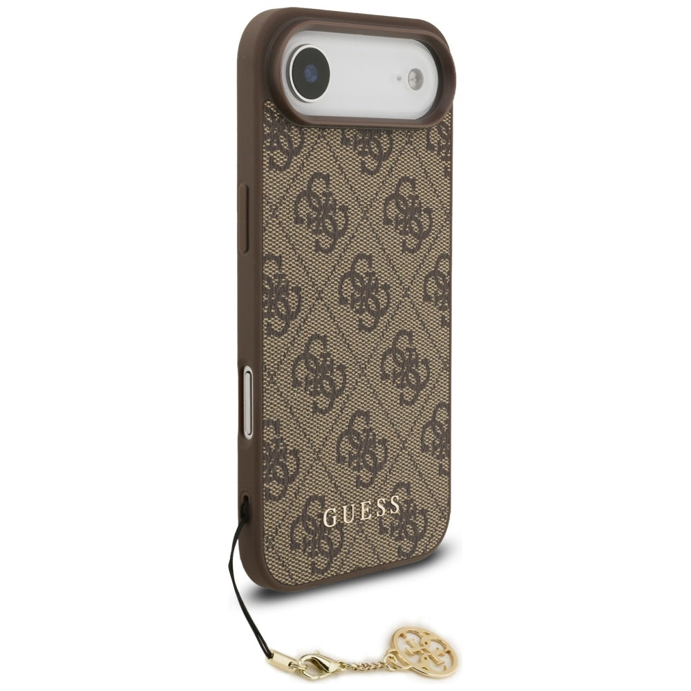 Etui MagSafe dla Apple iPhone 17 Air, Guess, 4G Charm Cradle, Brązowy