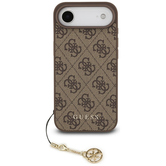 Etui MagSafe dla Apple iPhone 17 Air, Guess, 4G Charm Cradle, Brązowy