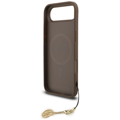 Etui MagSafe dla Apple iPhone 17 Air, Guess, 4G Charm Cradle, Brązowy
