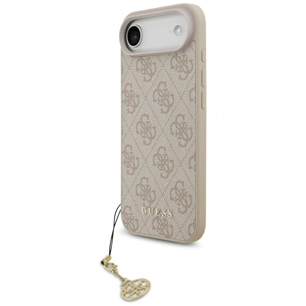 Etui MagSafe dla Apple iPhone 17 Air, Guess, 4G Charm Cradle, Różowy