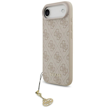 Etui MagSafe dla Apple iPhone 17 Air, Guess, 4G Charm Cradle, Różowy
