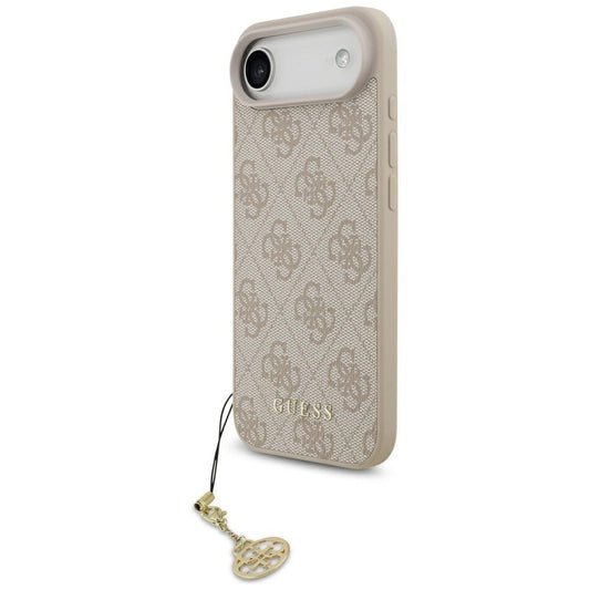 Etui MagSafe dla Apple iPhone 17 Air, Guess, 4G Charm Cradle, Różowy