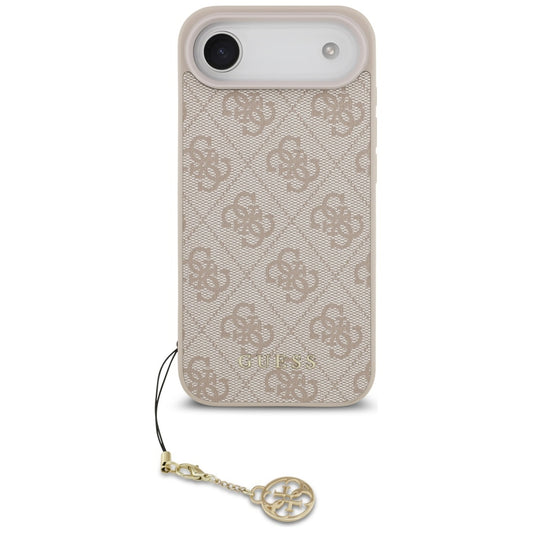 Etui MagSafe dla Apple iPhone 17 Air, Guess, 4G Charm Cradle, Różowy