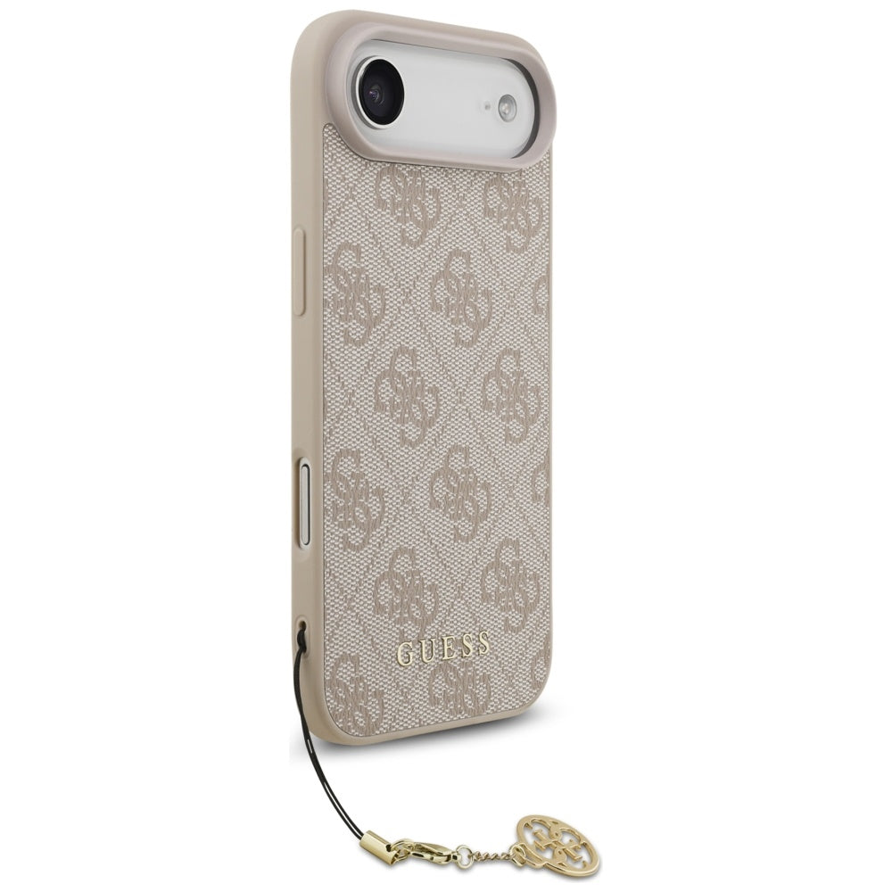 Etui MagSafe dla Apple iPhone 17 Air, Guess, 4G Charm Cradle, Różowy