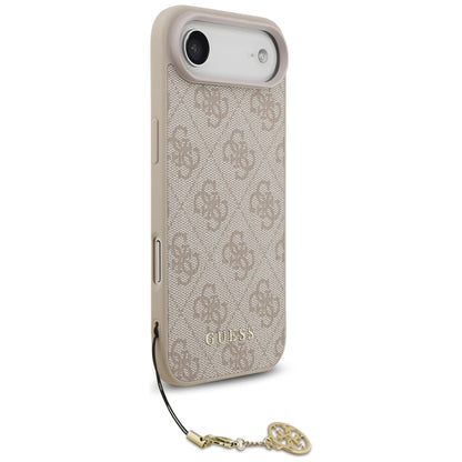 Etui MagSafe dla Apple iPhone 17 Air, Guess, 4G Charm Cradle, Różowy