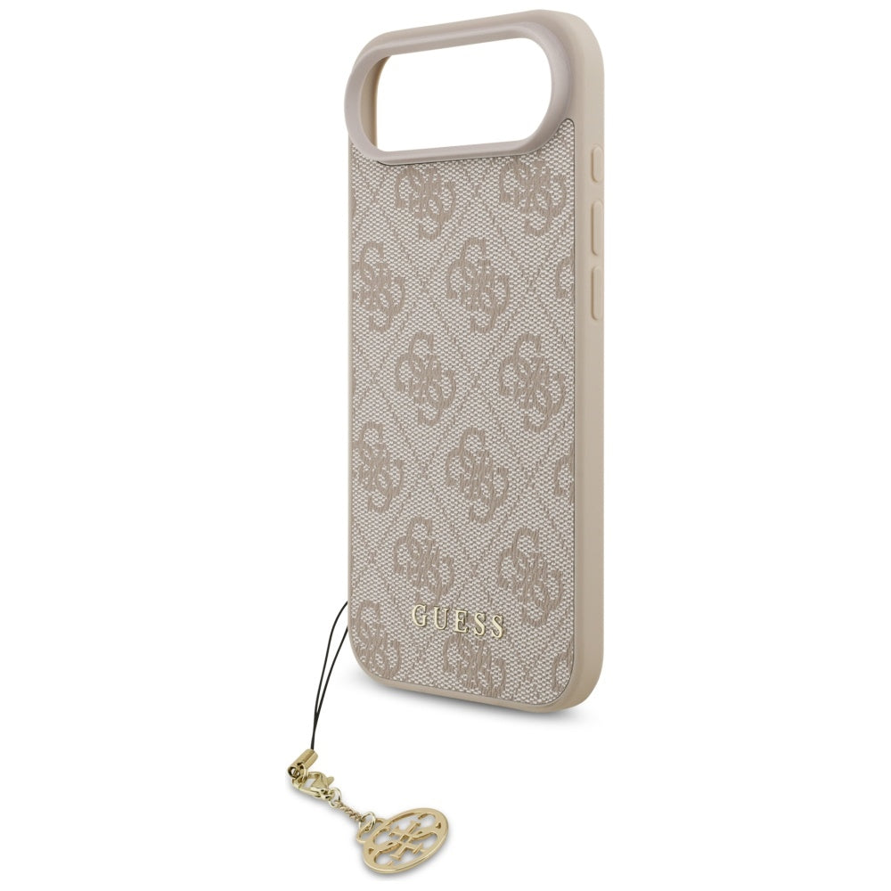 Etui MagSafe dla Apple iPhone 17 Air, Guess, 4G Charm Cradle, Różowy