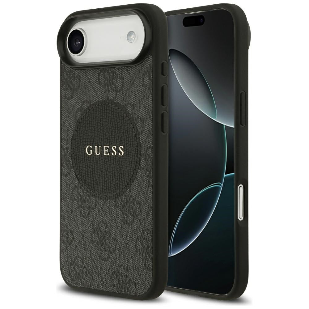 Etui MagSafe dla Apple iPhone 17 Air, Guess, 4G Circle Classic Logo, Czarne