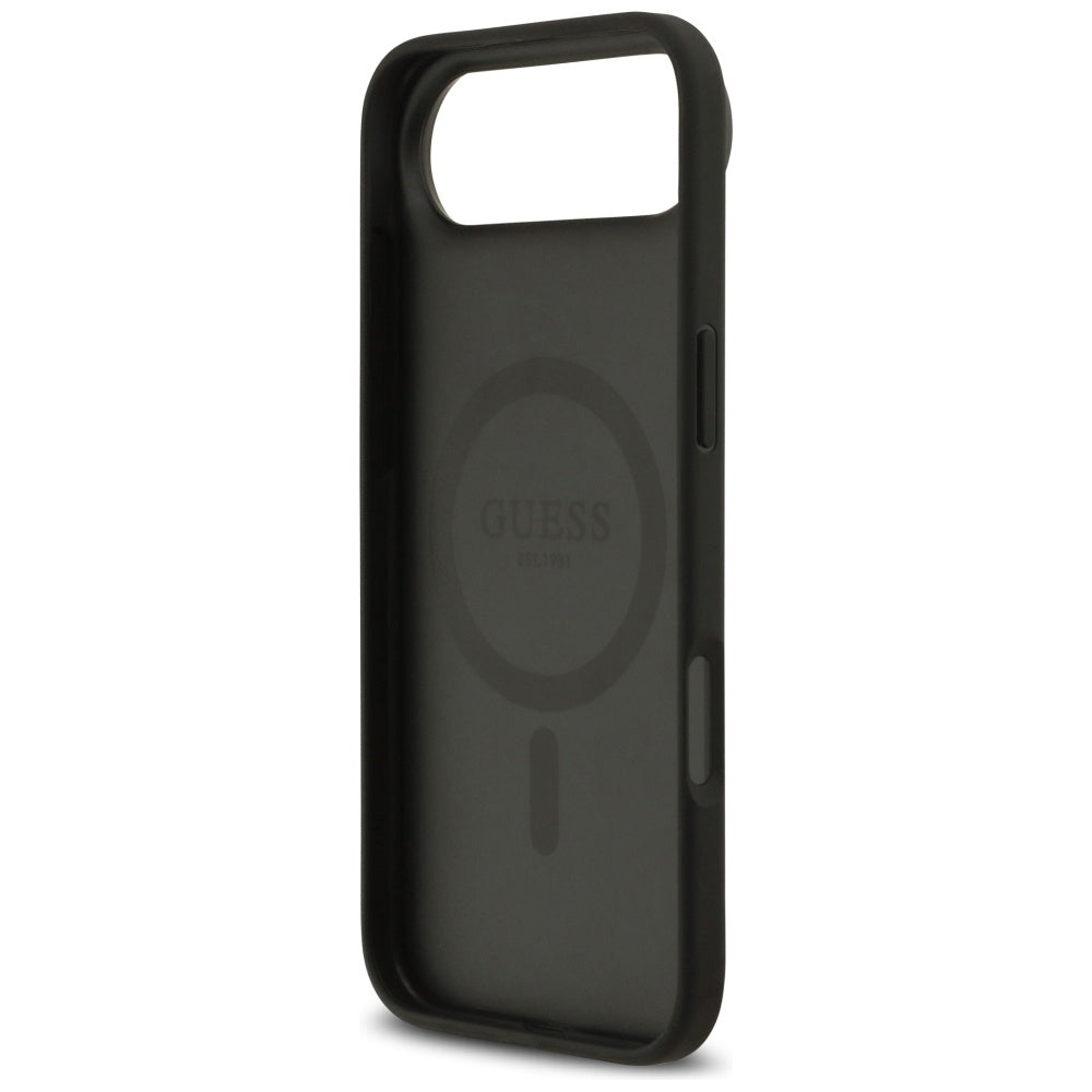 Etui MagSafe dla Apple iPhone 17 Air, Guess, 4G Circle Classic Logo, Czarne