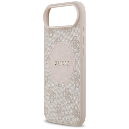 Etui MagSafe dla Apple iPhone 17 Air, Guess, 4G Circle Classic Logo, Różowy