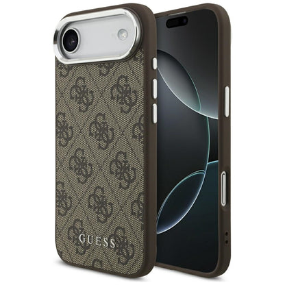 Etui MagSafe dla Apple iPhone 17 Air, Guess, 4G Classic Logo, Brązowy