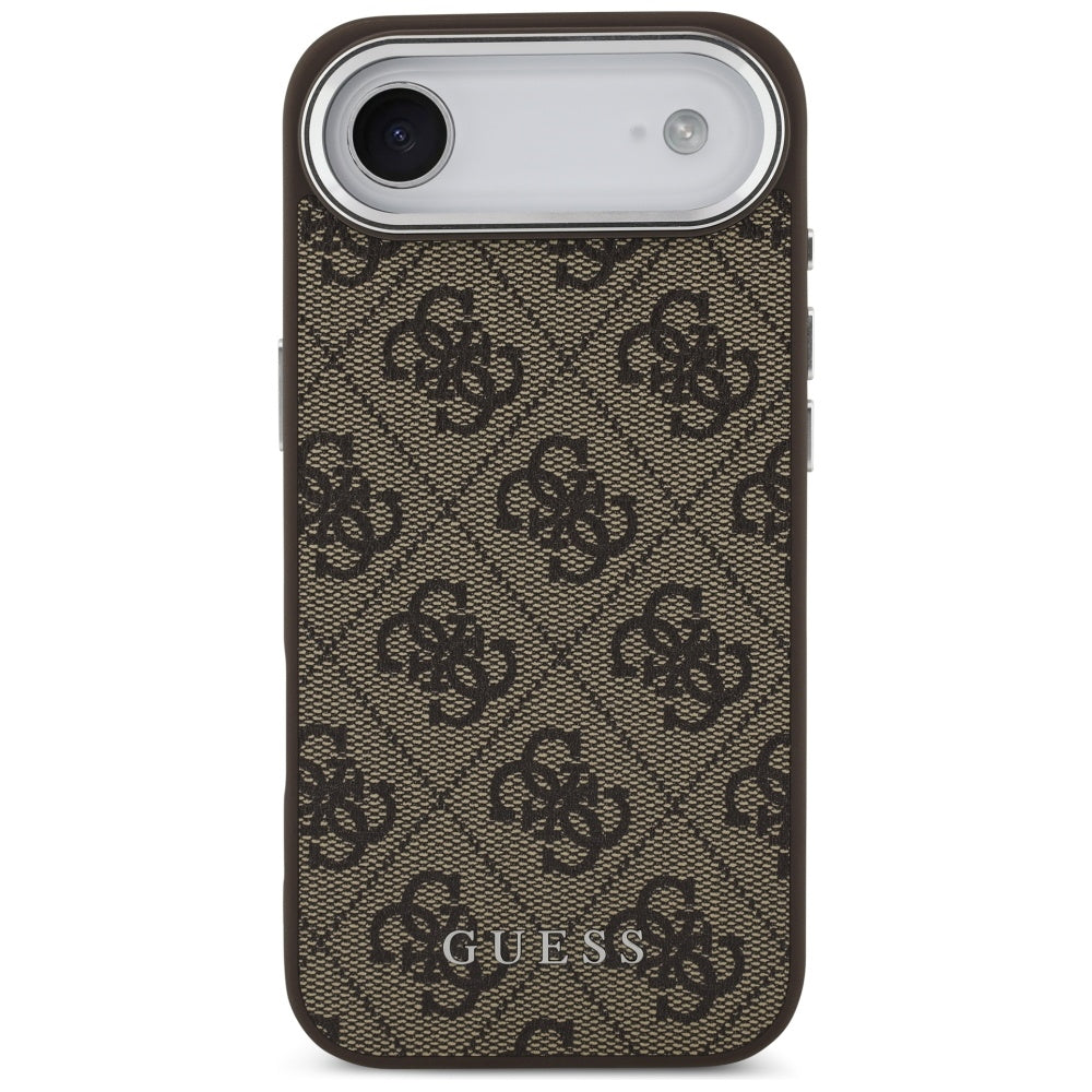 Etui MagSafe dla Apple iPhone 17 Air, Guess, 4G Classic Logo, Brązowy