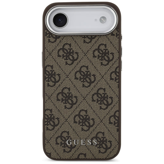 Etui MagSafe dla Apple iPhone 17 Air, Guess, 4G Classic Logo, Brązowy