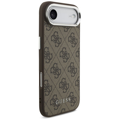 Etui MagSafe dla Apple iPhone 17 Air, Guess, 4G Classic Logo, Brązowy