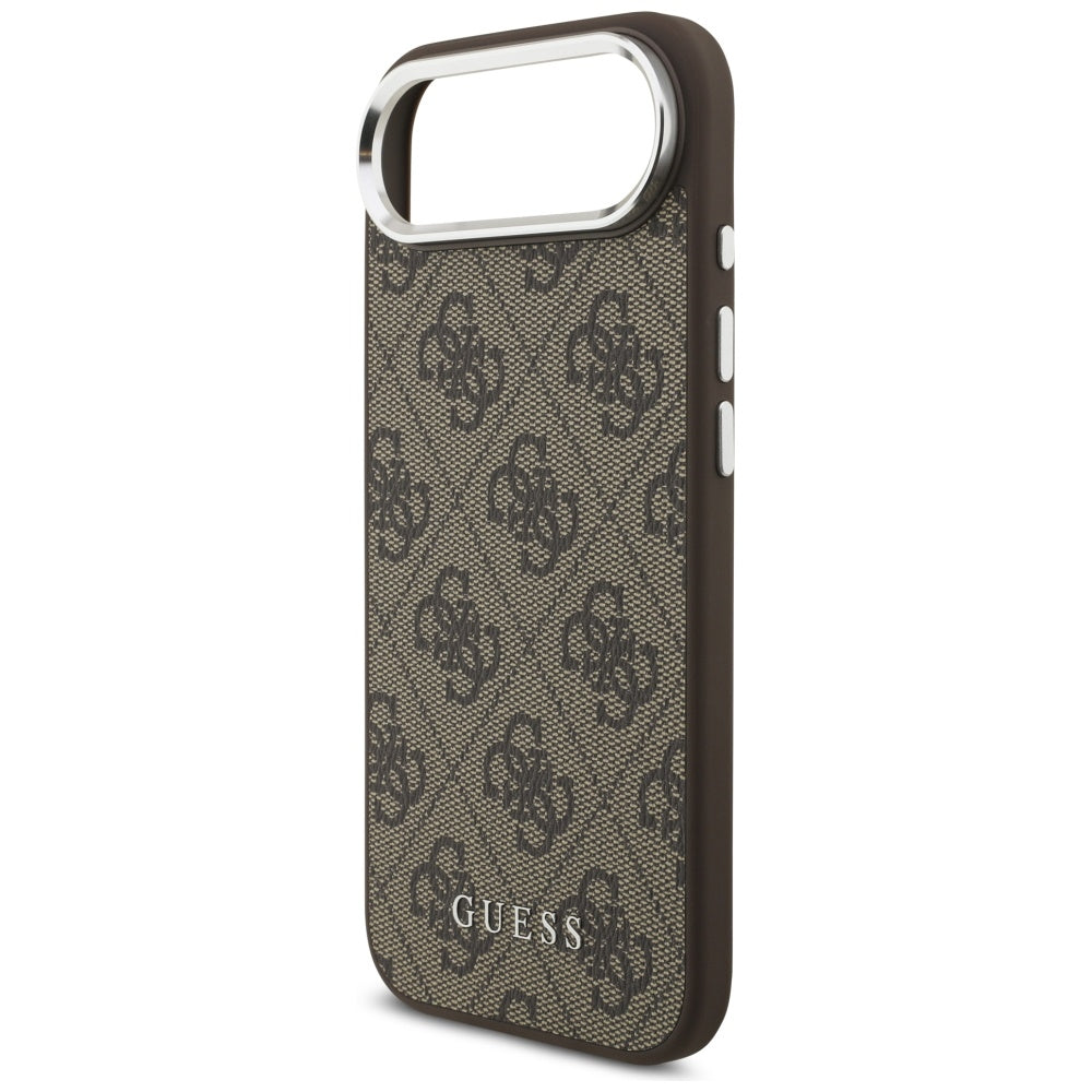 Etui MagSafe dla Apple iPhone 17 Air, Guess, 4G Classic Logo, Brązowy