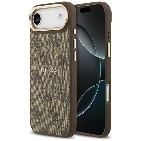 Etui MagSafe dla Apple iPhone 17 Air, Guess, 4G Classic, Brązowy