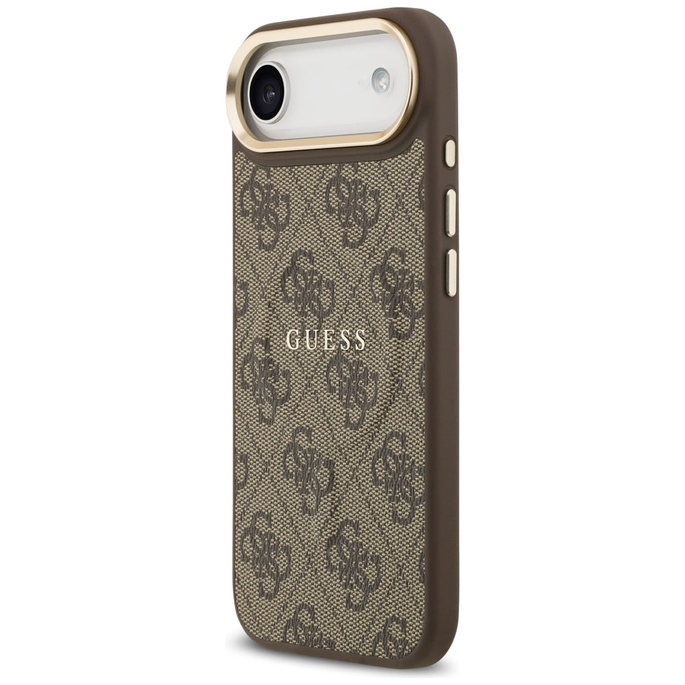 Etui MagSafe dla Apple iPhone 17 Air, Guess, 4G Classic, Brązowy
