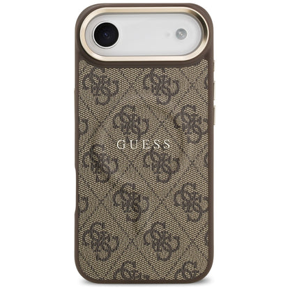 Etui MagSafe dla Apple iPhone 17 Air, Guess, 4G Classic, Brązowy