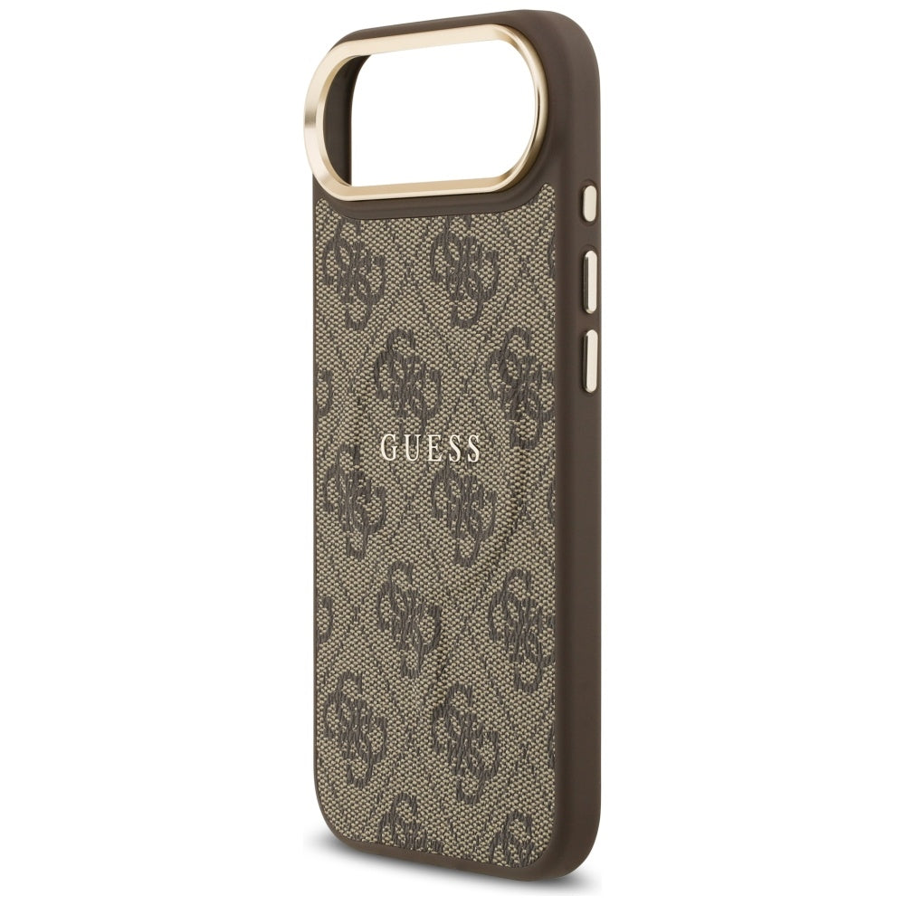 Etui MagSafe dla Apple iPhone 17 Air, Guess, 4G Classic, Brązowy