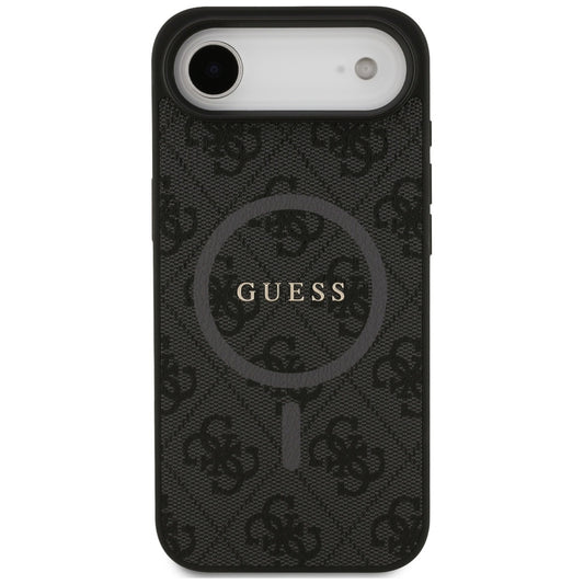 Etui MagSafe dla Apple iPhone 17 Air, Guess, 4G Ring Classic Logo, Czarne